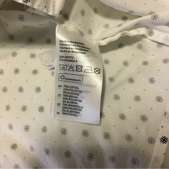 H&M patterned button down, 12 - Picture 5 of 6